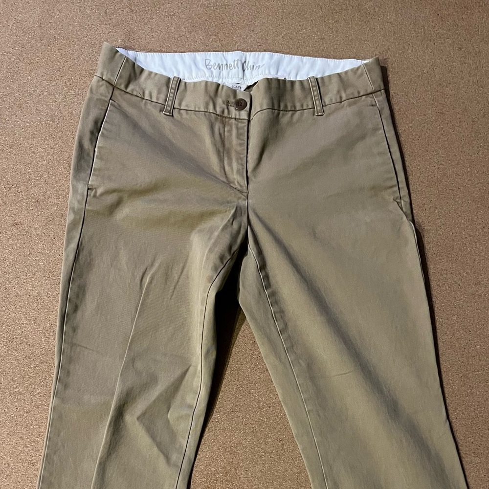J. Crew Tan Chinos Classic Style size 6